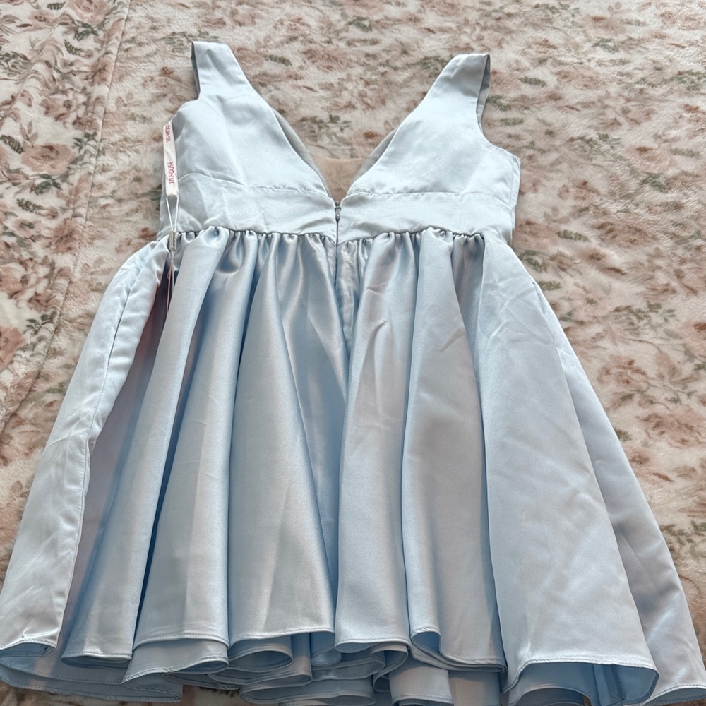 JJs House Light Blue Mini Dress - Picture 3 of 4